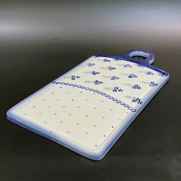 Unikat Polish Pottery Cheese Cutting Board Charcuterie Serving 11” Signed - Picture 5 of 5